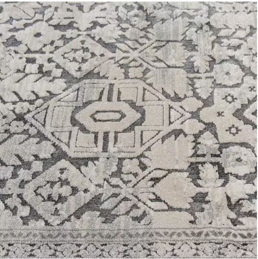 Skyline Gray 5 ft. x 7 ft.Floral Area Rug