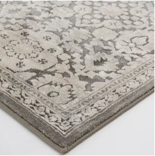Skyline Gray 5 ft. x 7 ft.Floral Area Rug