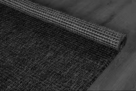 Royal Easy Jute Dark Grey 5 ft. x 7 ft. Solid Indoor Outdoor Area Rug