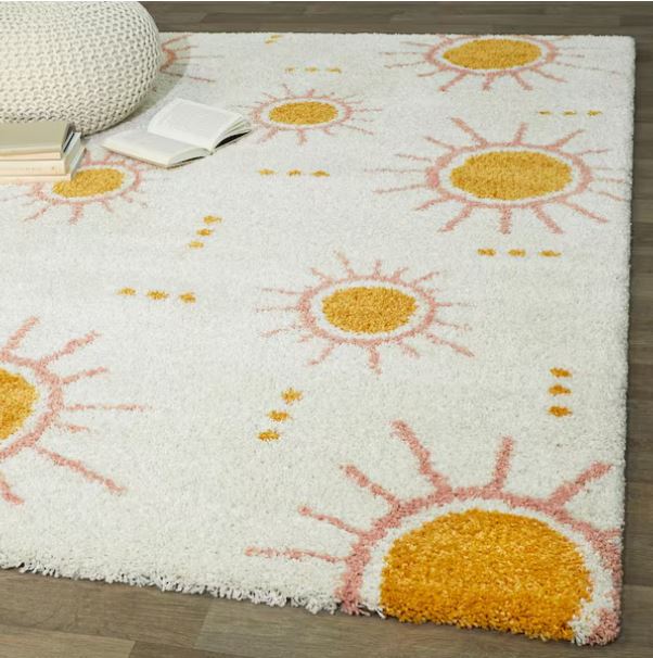 Sunray Cream 5 ft. x 7 ft. Area Rug