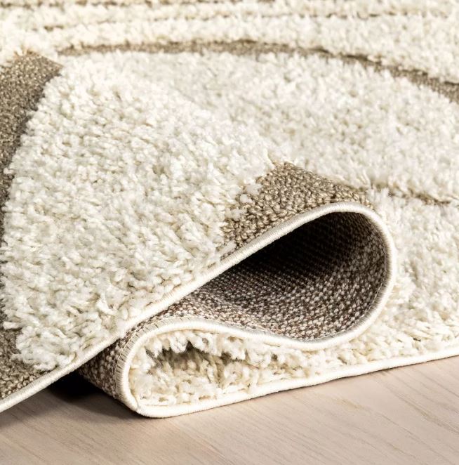 Nuloom Carolyn Modern Shag Area Rug, 6' 7" x 9', Cream