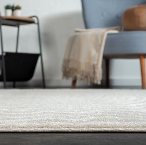6' x 9' Nuevo Geometric Beige Rug