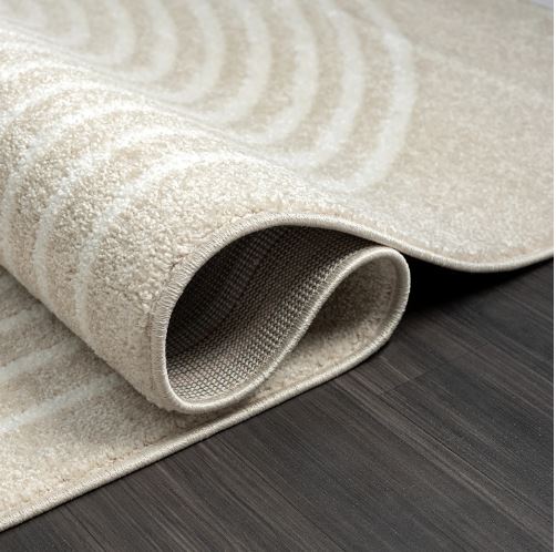 6' x 9' Nuevo Geometric Beige Rug