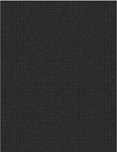 Recycled Onyx 5 ft. x 6.6 ft. Fiber and Rubber Non-Slip Indoor Outdoor Commercial Utility Floor Mat