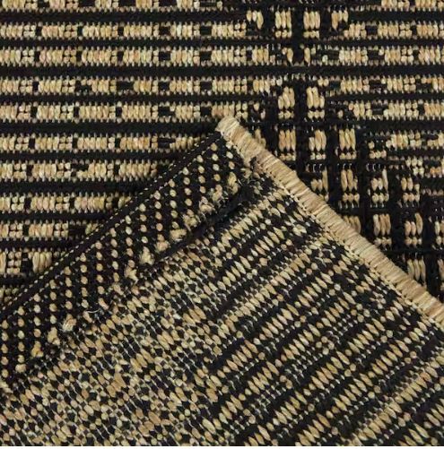 Chasewood Dark Brown 8 ft. x 10 ft. Geometric Indoor/Outdoor Area Rug