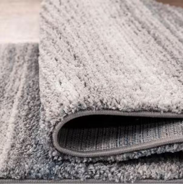 Moderno Blue Ombre 8 ft. x 10 ft. Contemporary Area Rug