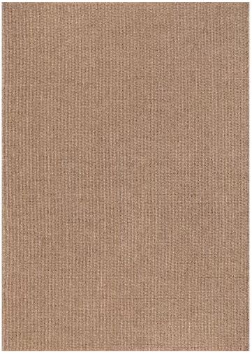Natural 6 ft. x 9 ft. Wooly Easy Jute Washable Indoor Outdoor Area Rug
