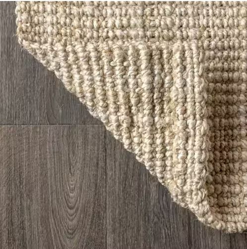 Hiro Hand Woven Chunky Jute Ivory 4 ft. x 6 ft. Area Rug