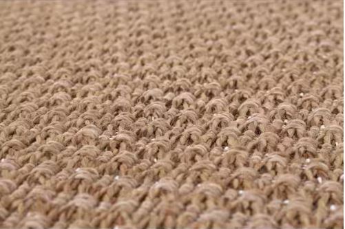 Natural 2 ft. x 3 ft. Wooly Easy Jute Washable Indoor Outdoor Area Rug