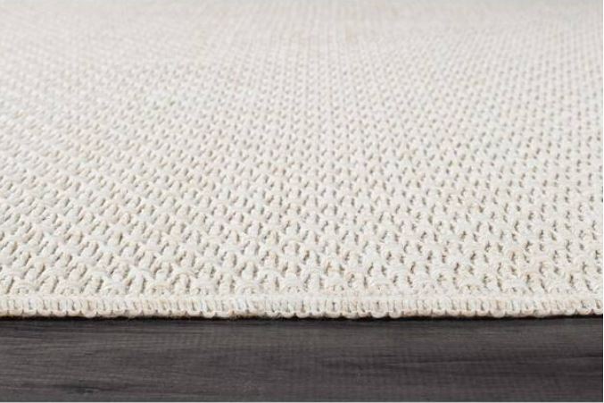 Wooly Bone 2 ft. x 3 ft. Solid Indoor Area Rug