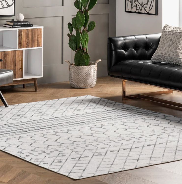 5x8 Moroccan Blythe SpinClean Machine Washable Area Rug