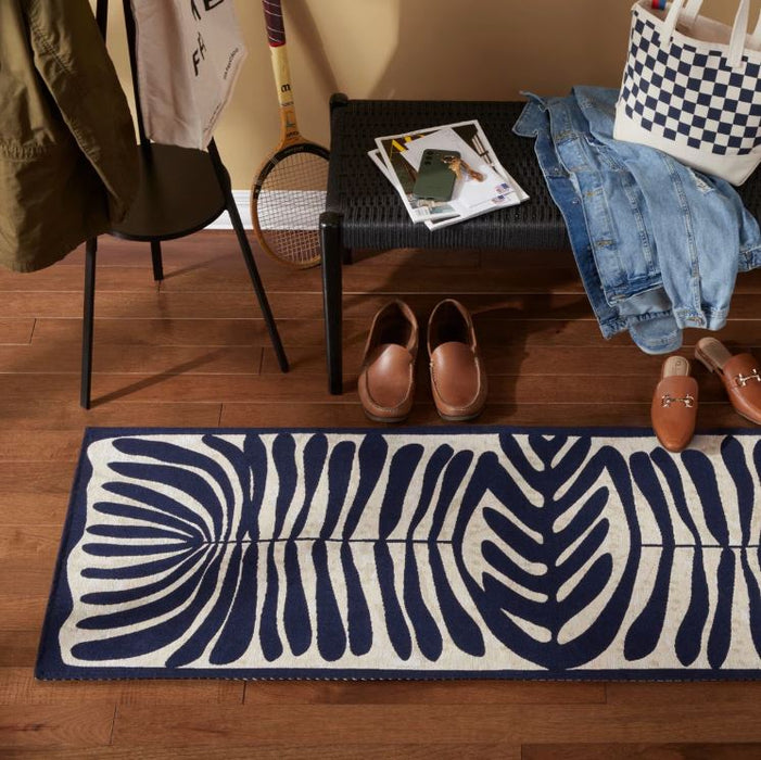 2x3.4 TOWN & COUNTRY Luxe Livie Matisse Cutout Everwash Non-Slip Backing Washable Multi-Use Kitchen Mat