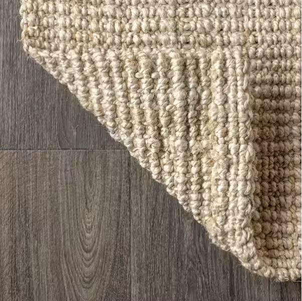 Hiro Hand Woven Chunky Jute Ivory 3 ft. x 5 ft. Area Rug
