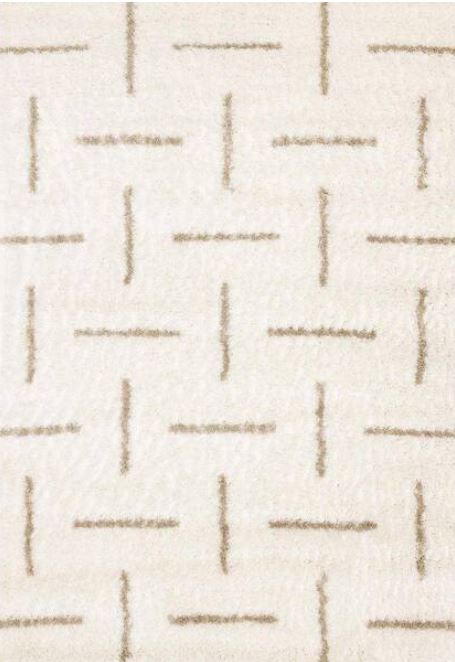 Marakai Collections 8 ft. x 11 ft. Beige Stripes, Tonal/Solid Indoor Area Rug