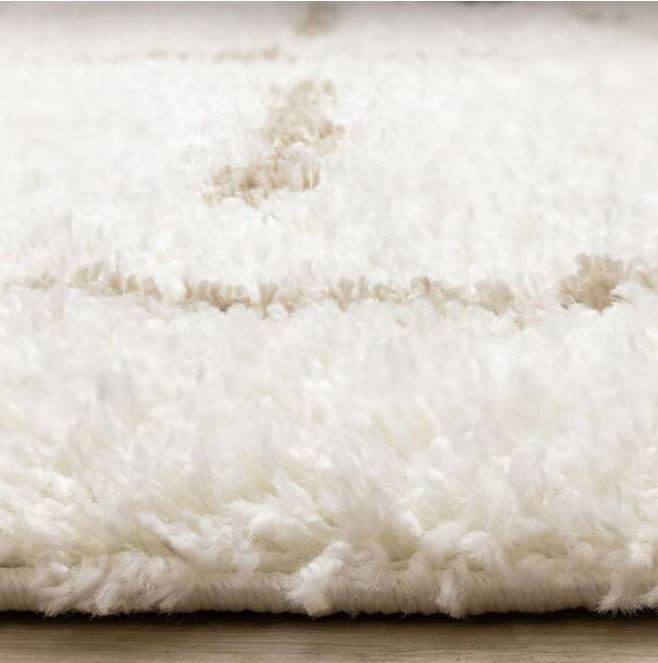 Marakai Collections 8 ft. x 11 ft. Beige Stripes, Tonal/Solid Indoor Area Rug