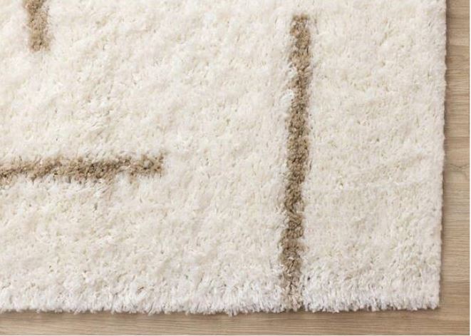 Marakai Collections 8 ft. x 11 ft. Beige Stripes, Tonal/Solid Indoor Area Rug