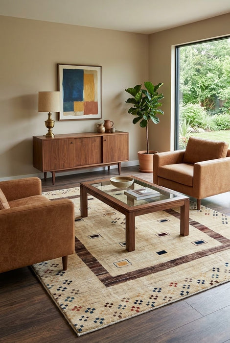 7' x 7' Square Area Rug