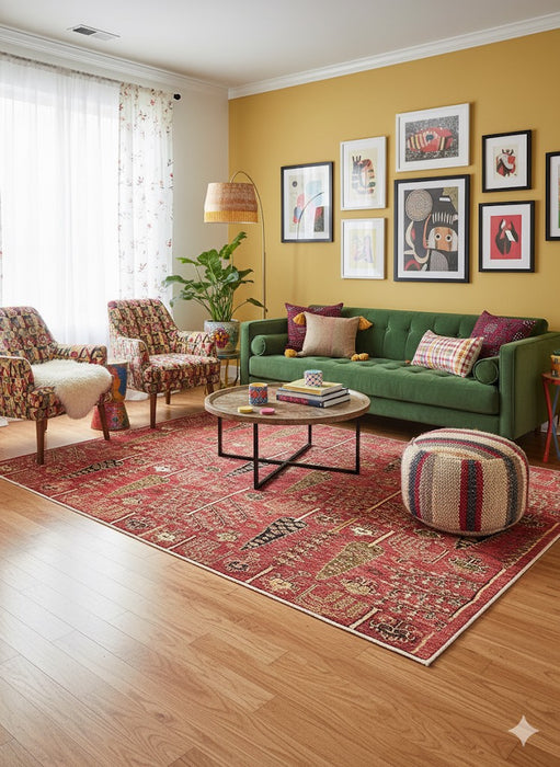 5' x 8' Washable Area Rug