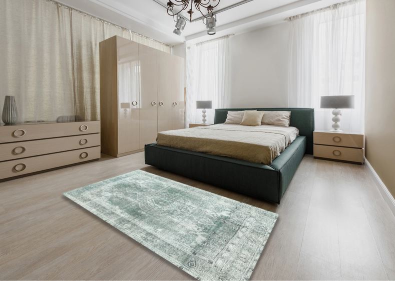 7x10 Platinum Silver Gray Contemporary Modern Rug