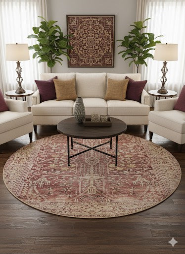 8' Round Area Rug