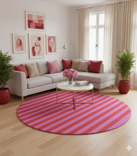 8ft Round Area Rug