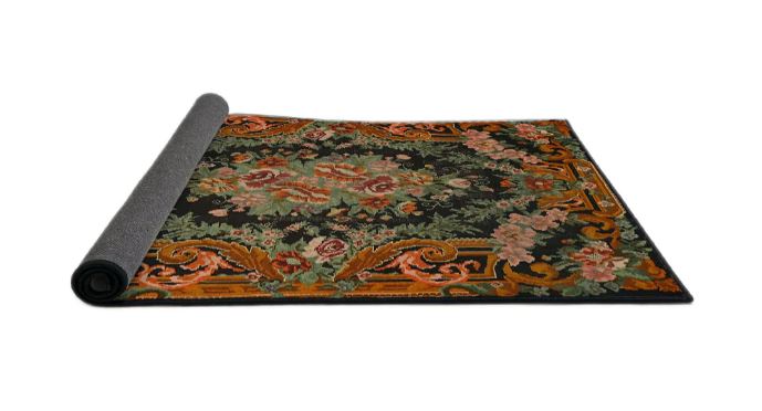 5' x 7' Red Traditional Medallion Area Rug