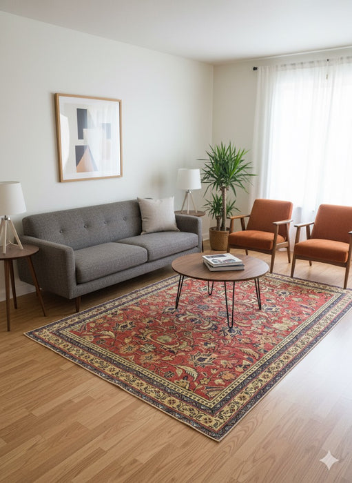 6' x 9' Washable Area Rug