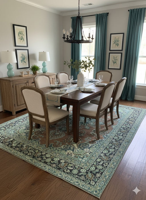 9' x 12' Washable Area Rug
