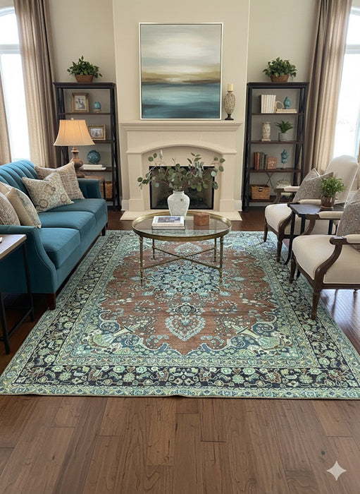 9' x 12' Washable Area Rug