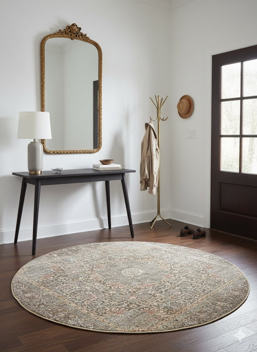 6ft Round Area Rug