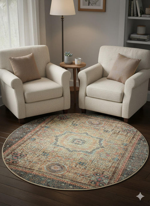 5' Round Area Rug