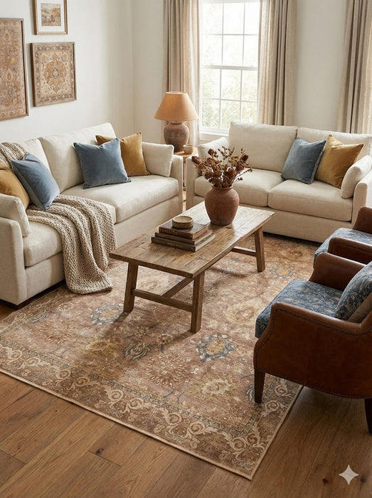 5' x 8' Square Area Rug