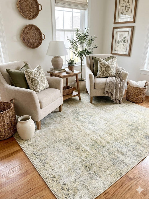 6' x 6' Square Area Rug