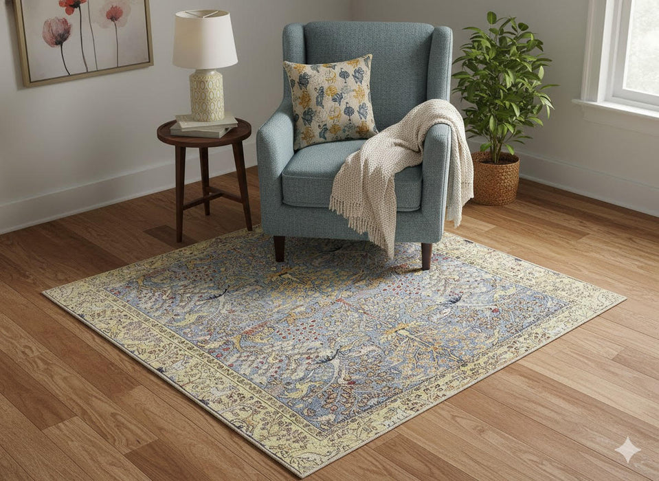 5' x 5' Square Area Rug