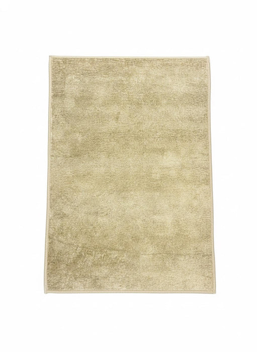 2' x 3' Rectangular Beige Ivory Solid Modern Area Rug