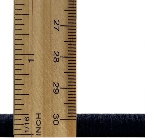 5' x 8' Rectangular Navy Blue Distressed Solid Modern Area Rug