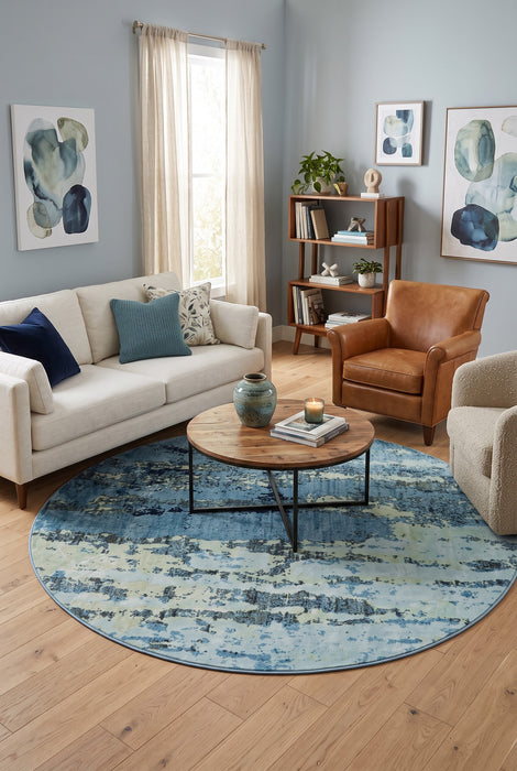 7' Round Area Rug