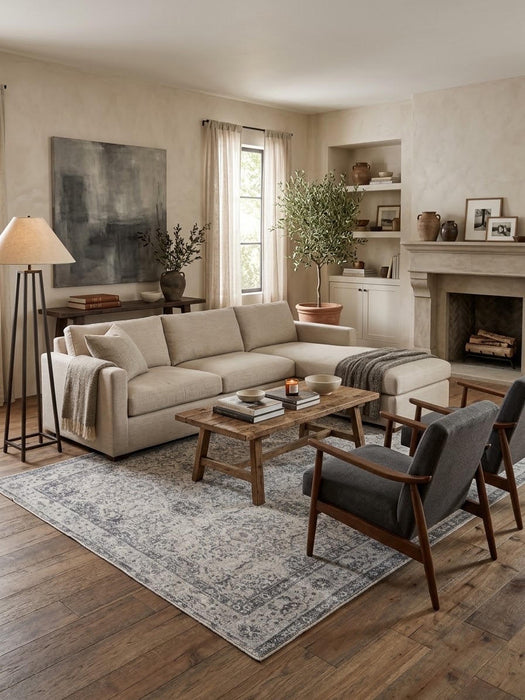 7' x 7' Square Area Rug