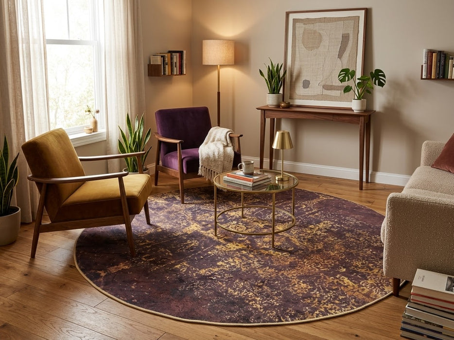7' Round Area Rug