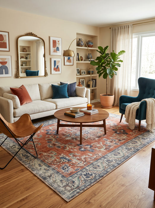 7' x 7' Square Area Rug