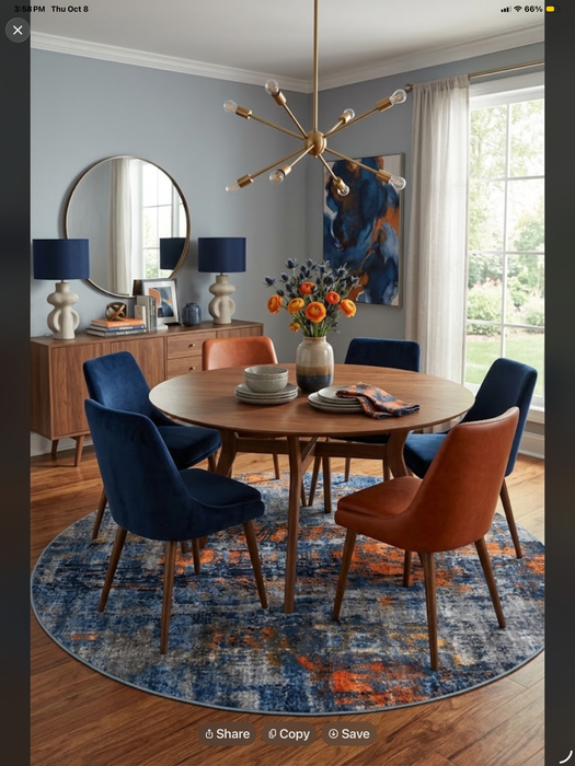7' Round Area Rug