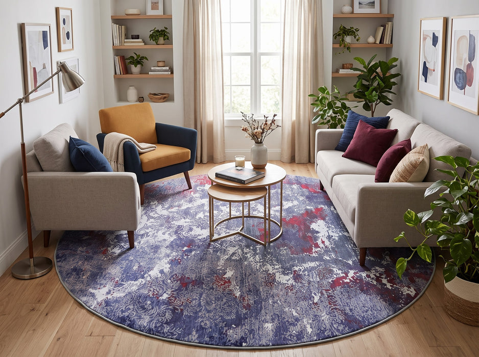 6' Round Area Rug