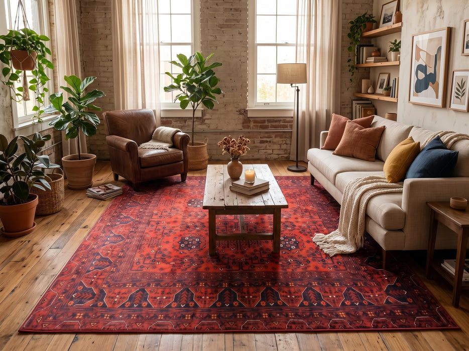 7' x 7' Square Area Rug