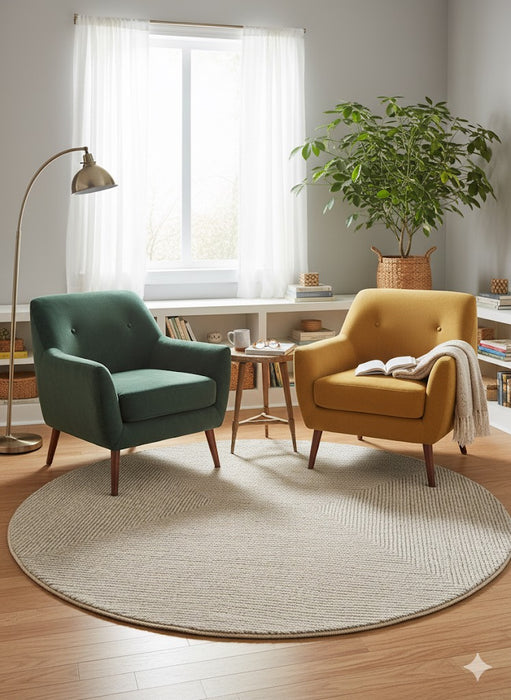 6ft Round Area Rug