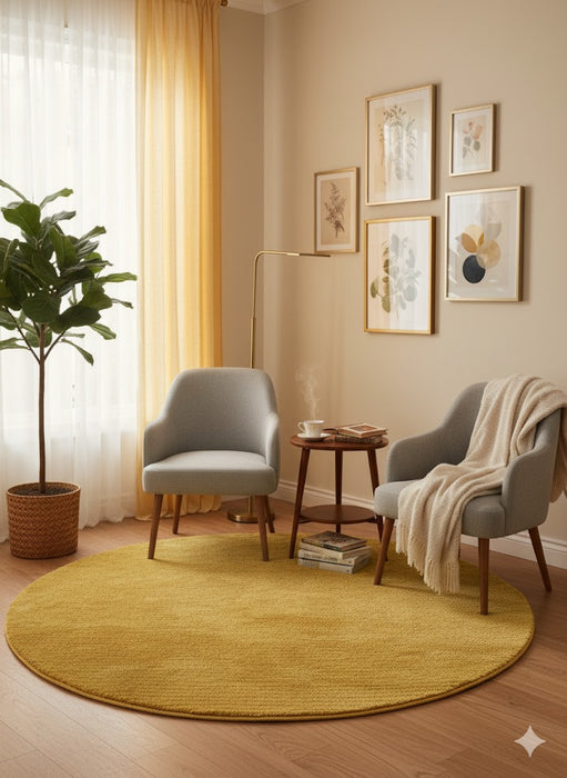 6ft Round Area Rug