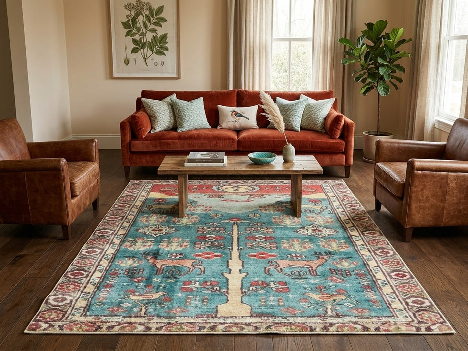 7' x 7' Square Area Rug