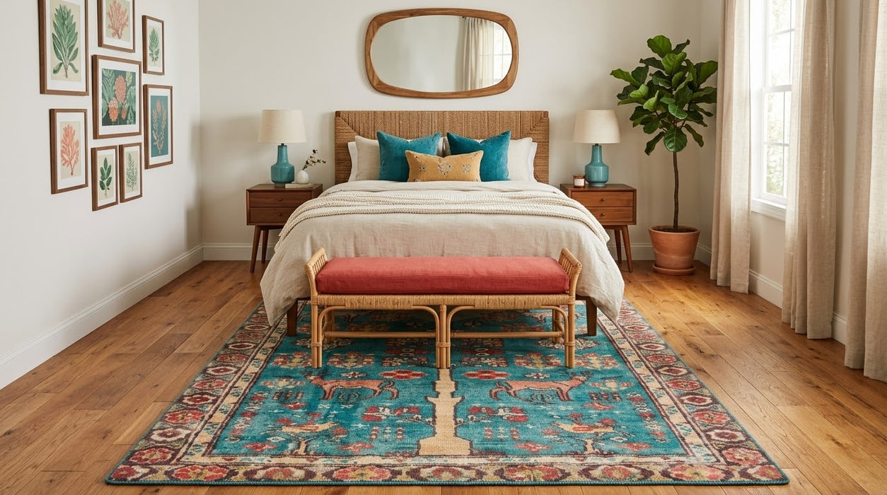 7' x 7' Square Area Rug