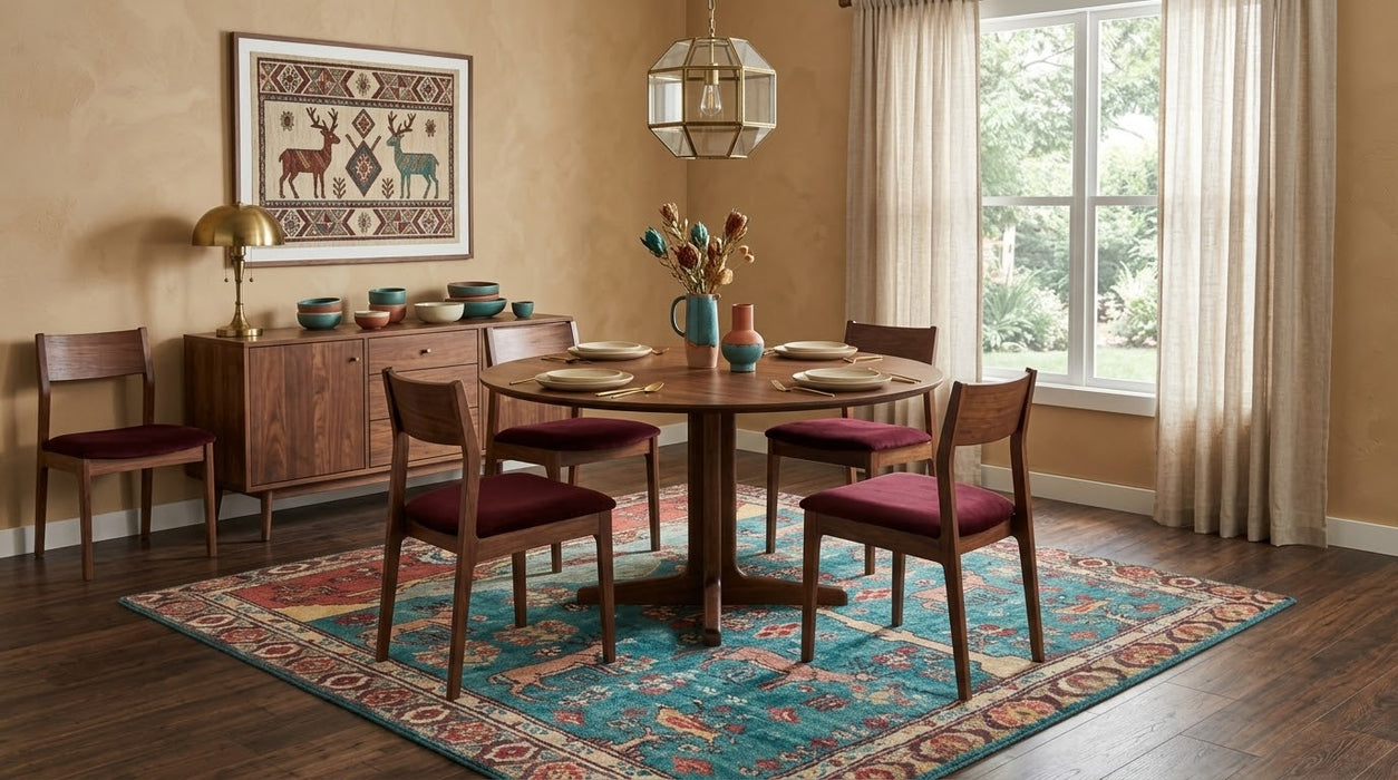 7' x 7' Square Area Rug