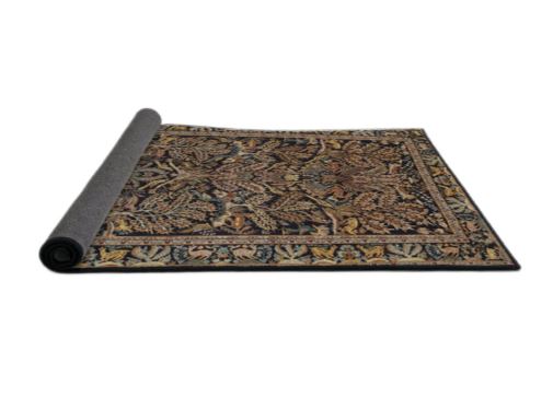 4' x 6' Dark Almond Brown Traditional Persian Area Rug