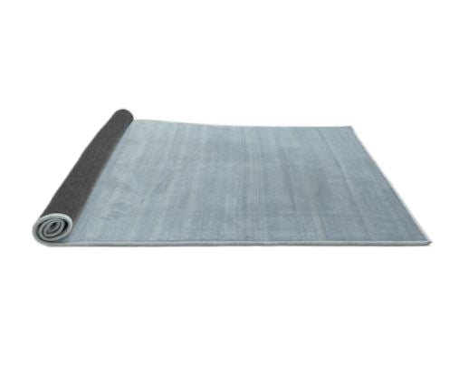 4ft Round Blue Contemporary Jeans Modern Area Rug